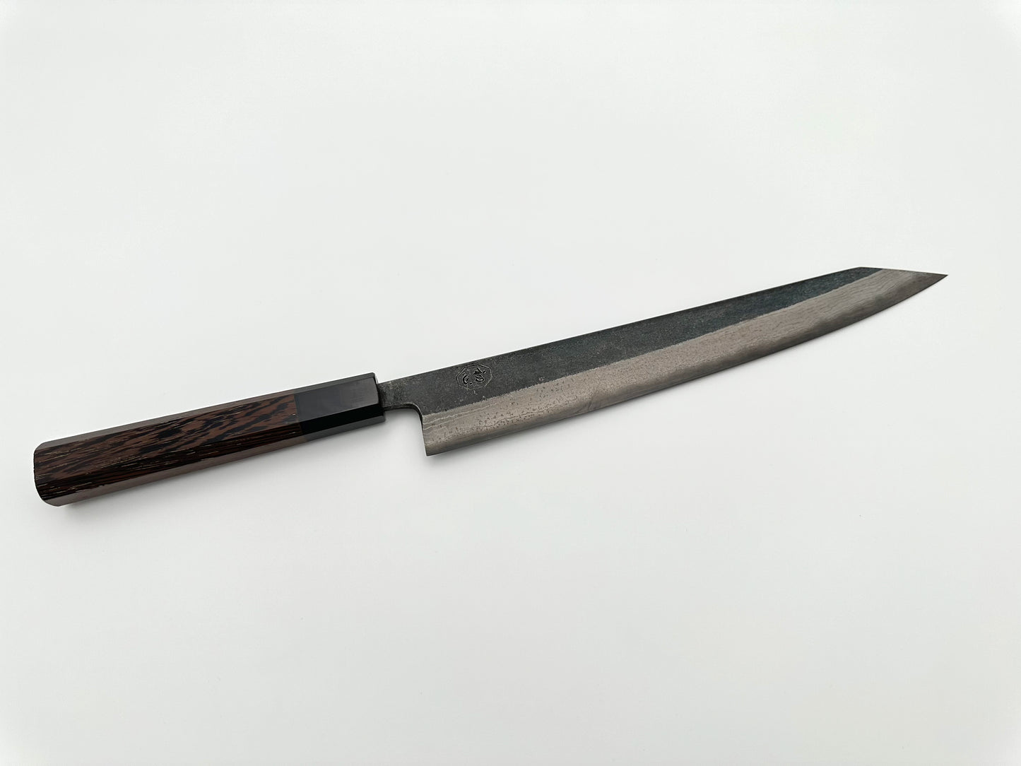 HATSUKOKORO KUMOKAGE KIRI-SUJIHIKI AOGAMI #2 KURO-UCHI DAMASCUS 250MM (9.8") - OCTAGON