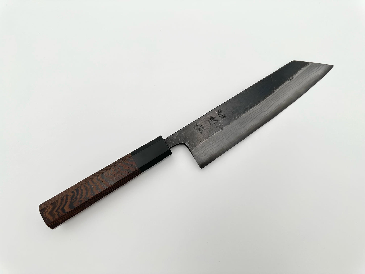 HATSUKOKORO KUMOKAGE BUNKA AOGAMI #2 KURO-UCHI DAMASCUS 180MM (7.1") - OCTAGON