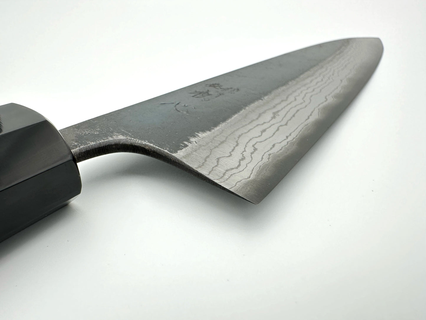 HATSUKOKORO KUMOKAGE GYUTO AOGAMI #2 KURO-UCHI DAMASCUS 240MM (9.4") - OCTAGON